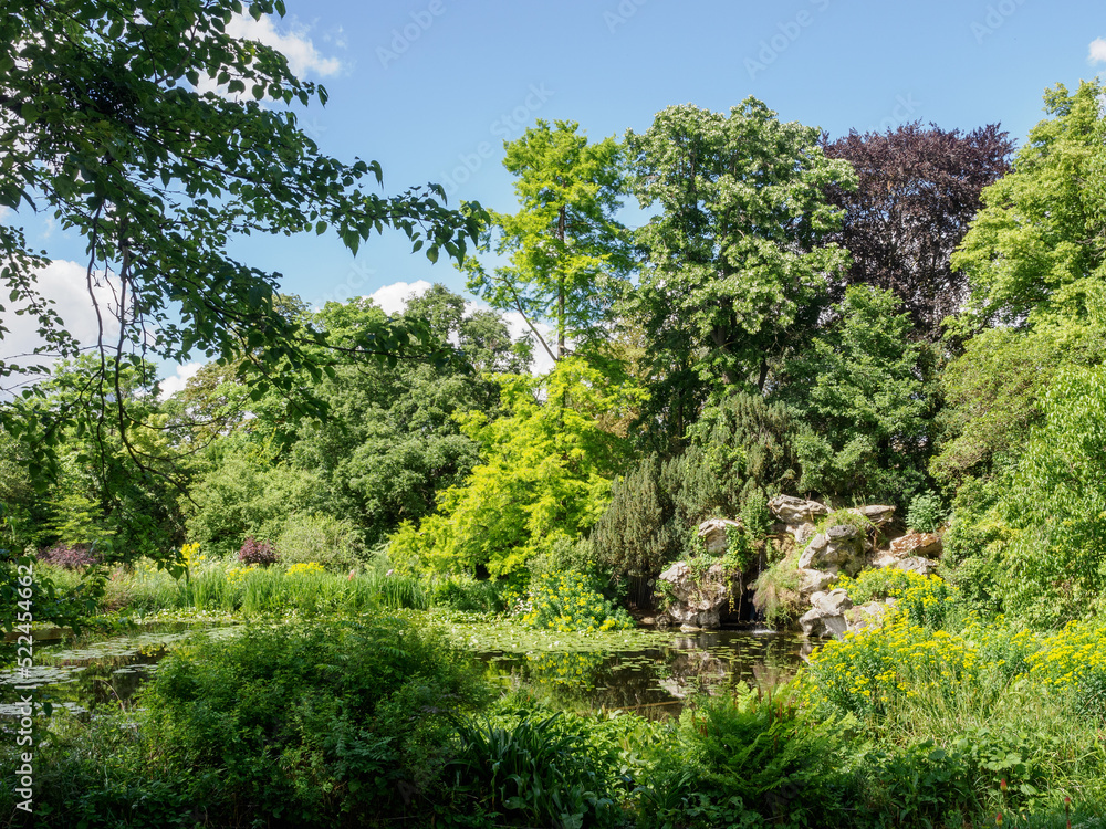 jardins de Bagatelle dans le Bois de Boulogne à Paris jardins de Bagatelle dans le Bois de Boulogne à Paris