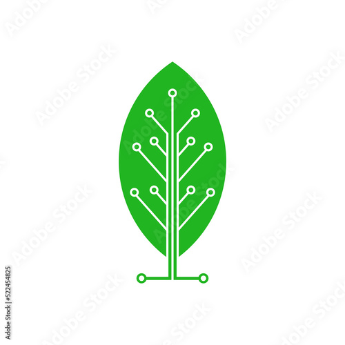 leaf techno logo