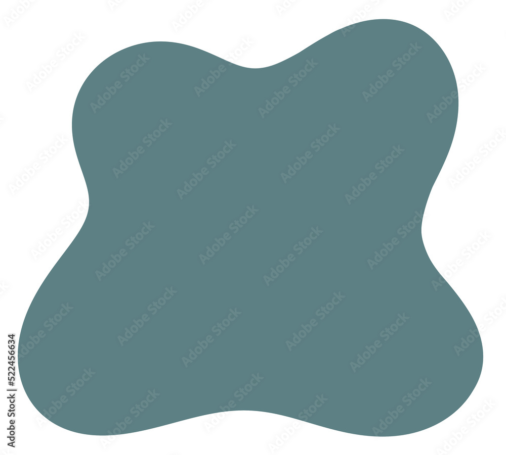 Green abstract hand drawn shapes Green abstract hand drawn shapes