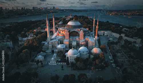 Fotografiet The Hagia Sophia Grand Mosque