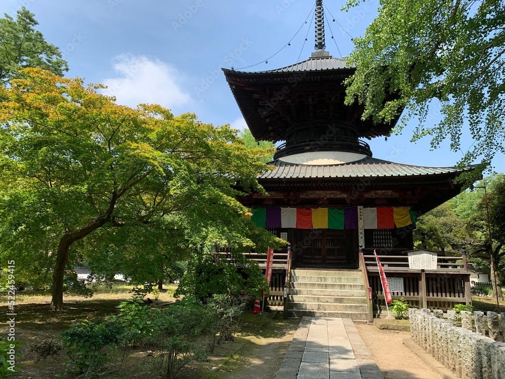 鑁阿寺の多宝塔