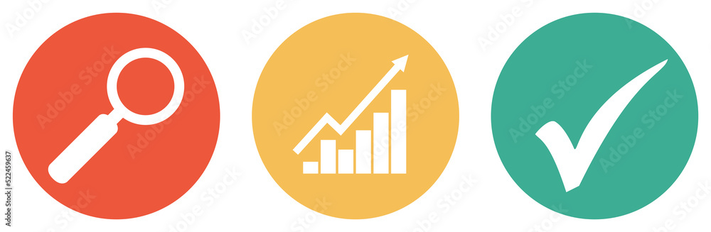Business Daten oder Aktien suchen - Bunter Button Banner Business Daten oder Aktien suchen - Bunter Button Banner