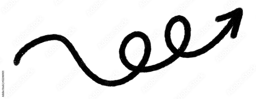 Arrow hand drawn icon. Arrow hand drawn icon.