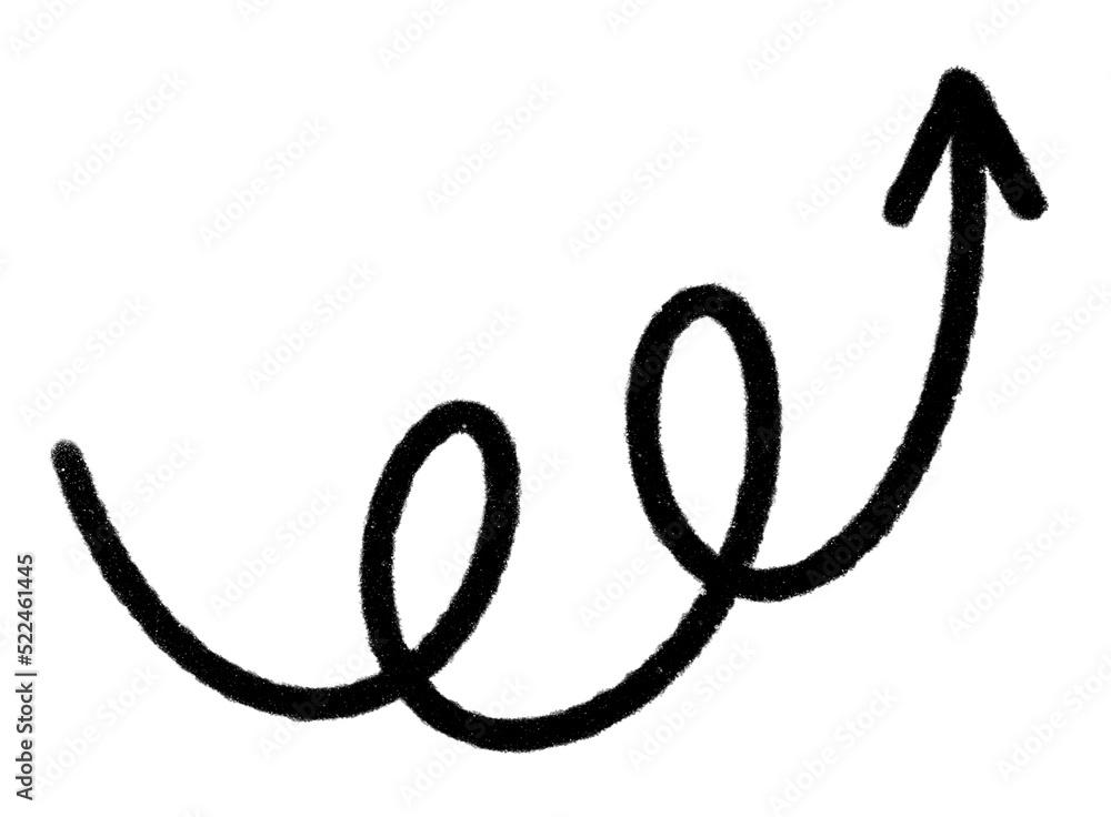 Arrow hand drawn icon. Arrow hand drawn icon.