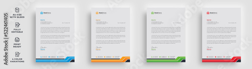 letterhead corporate flyer creative company official unique shape layout advertising promotional minimal a4 size poster magazine brochure template design with a logo