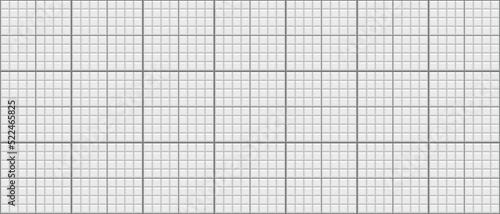 Pavement floor pattern. Slab footpath. Sidewalk seamless texture. Decorative cobblestone print. Paver tile. Old stone surface. Garden mosaic background. Cement brick backdrop. Vector illustration.