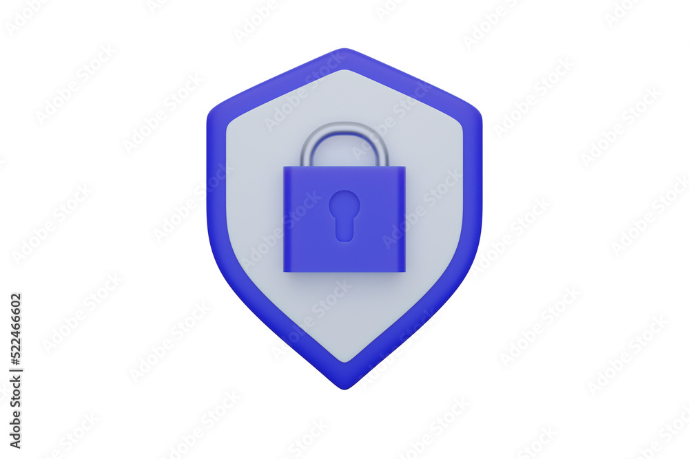 Shield protected icon.Protection shield and padlock. User Account protection. Security icons with 3d shield shape. Shield protected icon.Protection shield and padlock. User Account protection. Security icons with 3d shield shape.
