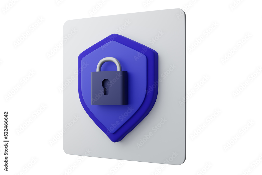 Shield protected icon.Protection shield and padlock. User Account protection. Security icons with 3d shield shape. Shield protected icon.Protection shield and padlock. User Account protection. Security icons with 3d shield shape.