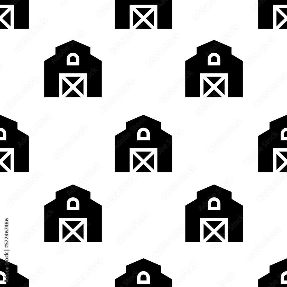 Single Barn pattern. Barn concept. filled trendy Vector seamless Pattern, background, wallpaper Single Barn pattern. Barn concept. filled trendy Vector seamless Pattern, background, wallpaper