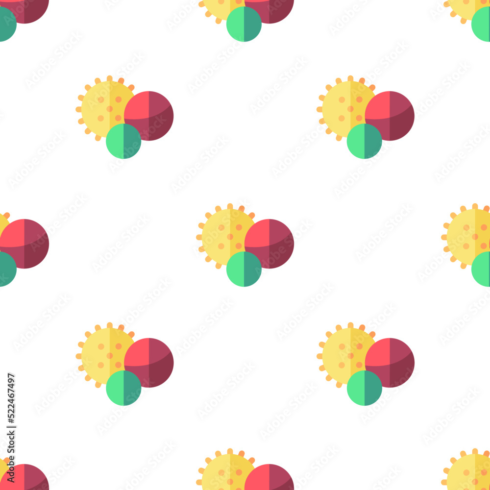 Single balls pattern. balls concept. flat trendy Vector seamless Pattern, background, wallpaper Single balls pattern. balls concept. flat trendy Vector seamless Pattern, background, wallpaper