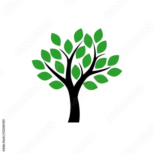 Tree icon isolated on white background