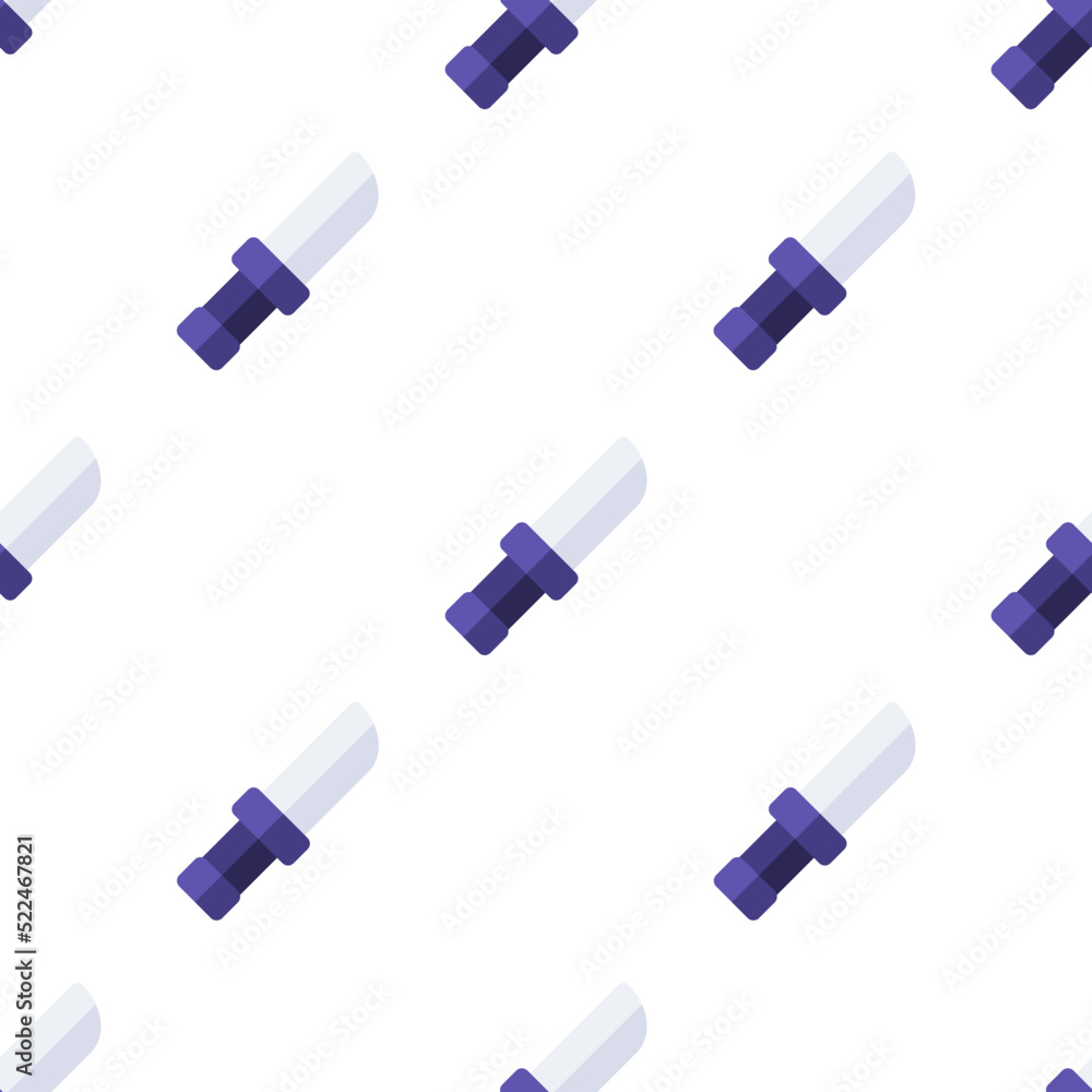 Single knife pattern. knife concept. flat trendy Vector seamless Pattern, background, wallpaper Single knife pattern. knife concept. flat trendy Vector seamless Pattern, background, wallpaper