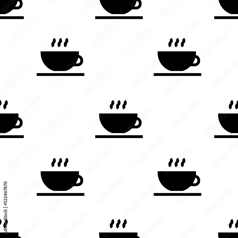 Single Coffee shop pattern. Coffee shop concept. filled trendy Vector seamless Pattern, background, wallpaper Single Coffee shop pattern. Coffee shop concept. filled trendy Vector seamless Pattern, background, wallpaper