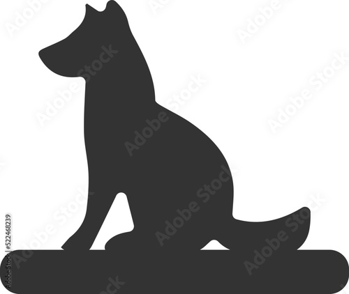 Fox icon, animal icon vector