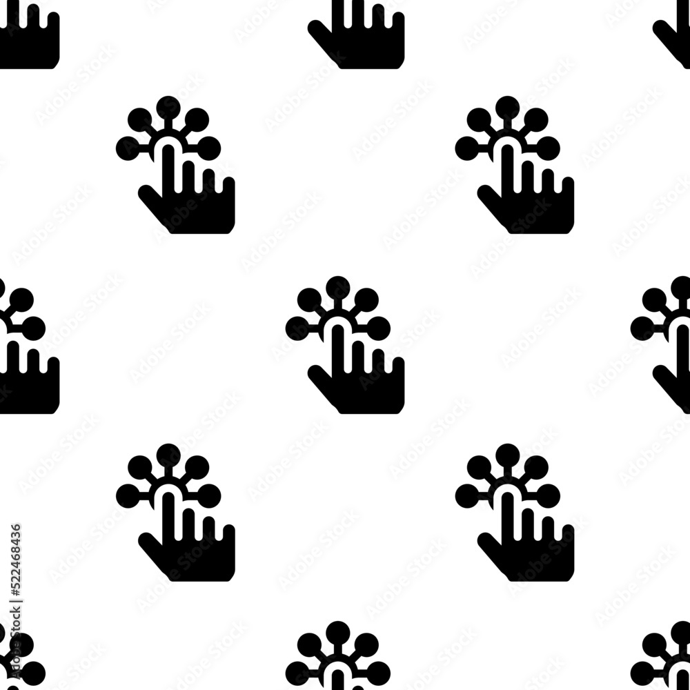 Obraz premium Single Tap pattern. Tap concept. filled trendy Vector seamless Pattern, background, wallpaper