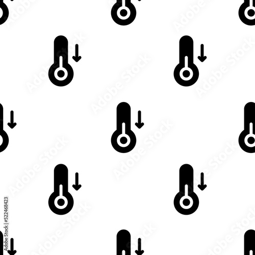 Single Temperature pattern. Temperature concept. filled trendy Vector seamless Pattern, background, wallpaper