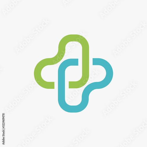 A medical cross heart symbol that is youthful yet sophisticated. A logo that is simple, clean, but still eye-catching and professional looking. Suitable for medical and pharmaceutical companies.