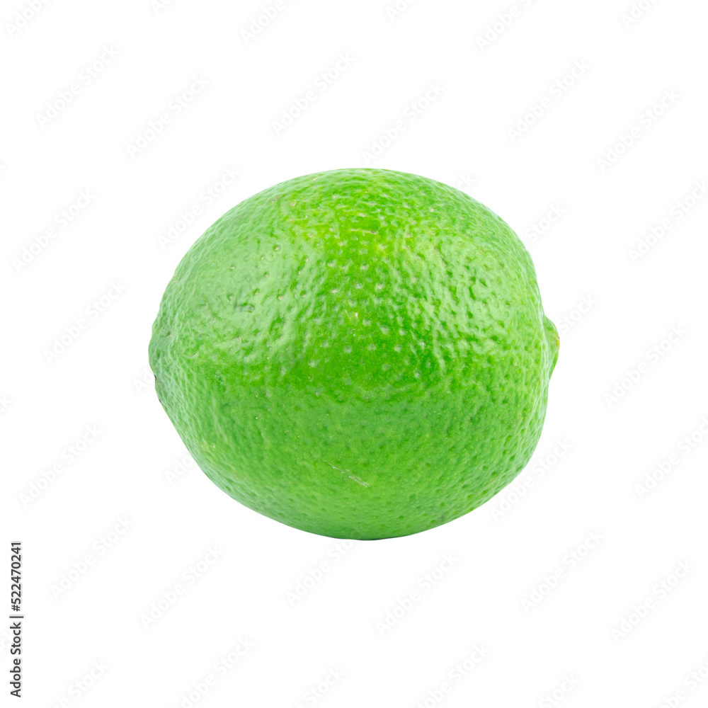 Fresh lime isolated on white background with clipping path Fresh lime isolated on white background with clipping path