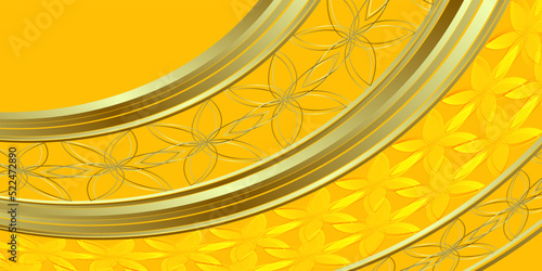 Luxury yellow gold background