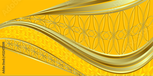 Luxury yellow gold background