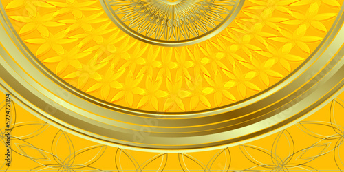Luxury yellow gold background