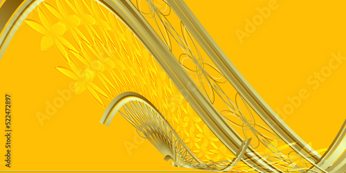 Luxury yellow gold background