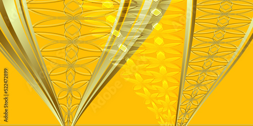 Luxury yellow gold background