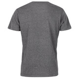 Realistic Grey unisex t shirt front and back mockup, Cutout.