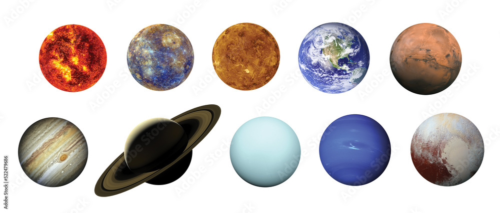 Solar system. Elements of this image furnished by NASA - obrazy, fototapety, plakaty 