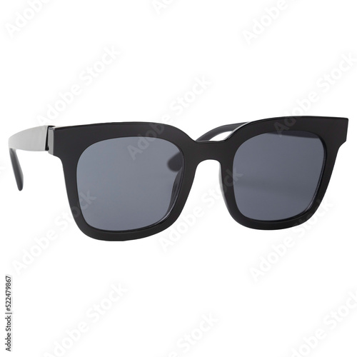 Black sunglasses mockup, Cutout.