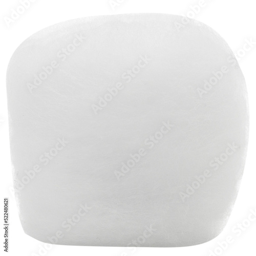 Fotografie Ball of fluffy cotton wool mockup, Cutout.