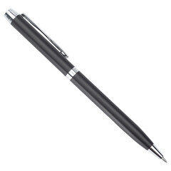 Black metal pen mockup, Cutout.