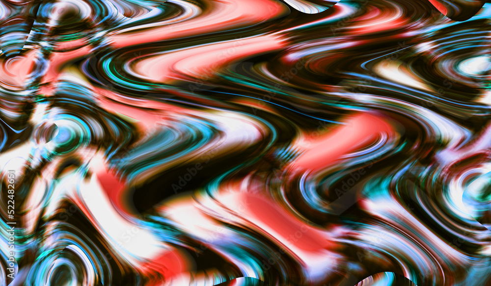 Abstract colorful liquid and wavy background illustration. Abstract colorful liquid and wavy background illustration.