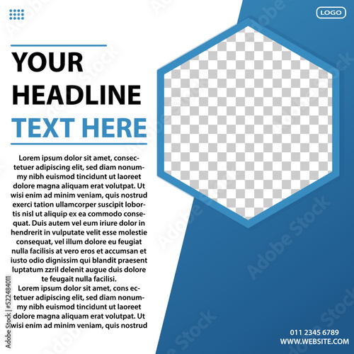 Editable social media post design templates. perfect for corporate business advertising.