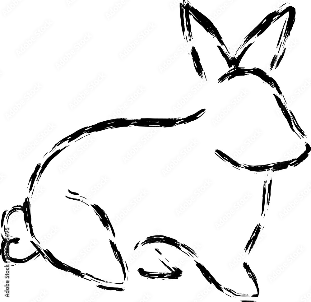 Chinese New Year 2023, the year of the rabbit, red and gold line art characters, simple hand-drawn Asian elements with craft (Chinese translation: Happy Chinese New Year 2023, year of the rabbit). Chinese New Year 2023, the year of the rabbit, red and gold line art characters, simple hand-drawn Asian elements with craft (Chinese translation: Happy Chinese New Year 2023, year of the rabbit).