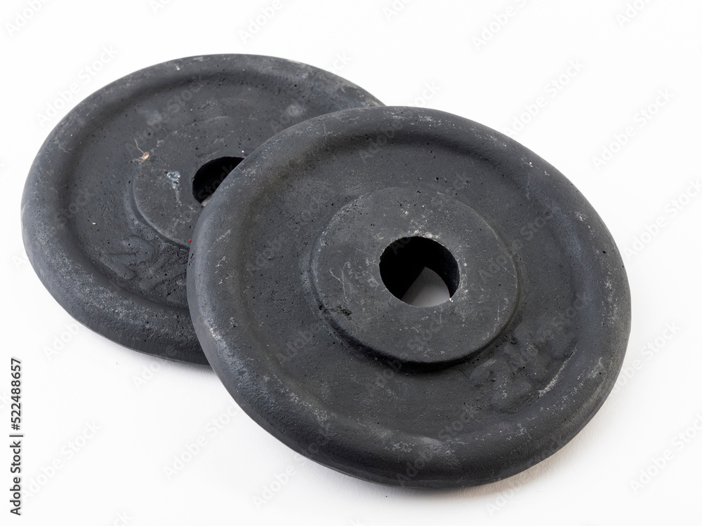 Super giant sports, gym. bodybuilding. Dumbbell.