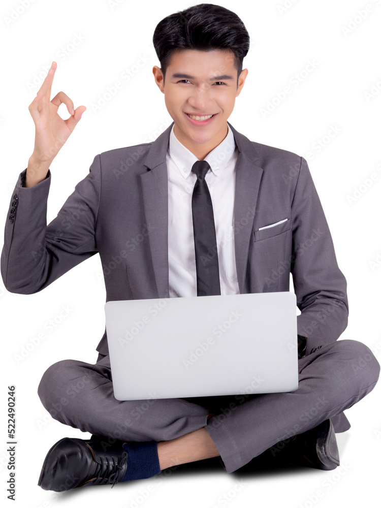 Young asian business man sitting work on laptop computer to internet online png transparent file, businessman confident and notebook, freelance with success, marketing and communication. Young asian business man sitting work on laptop computer to internet online png transparent file, businessman confident and notebook, freelance with success, marketing and communication.