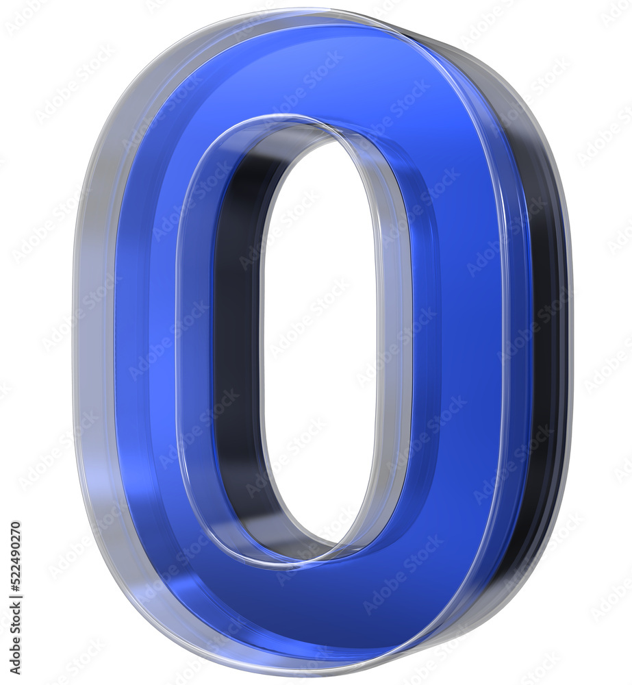 Glass morphism realistic percent 0 3d render Glass morphism realistic percent 0 3d render