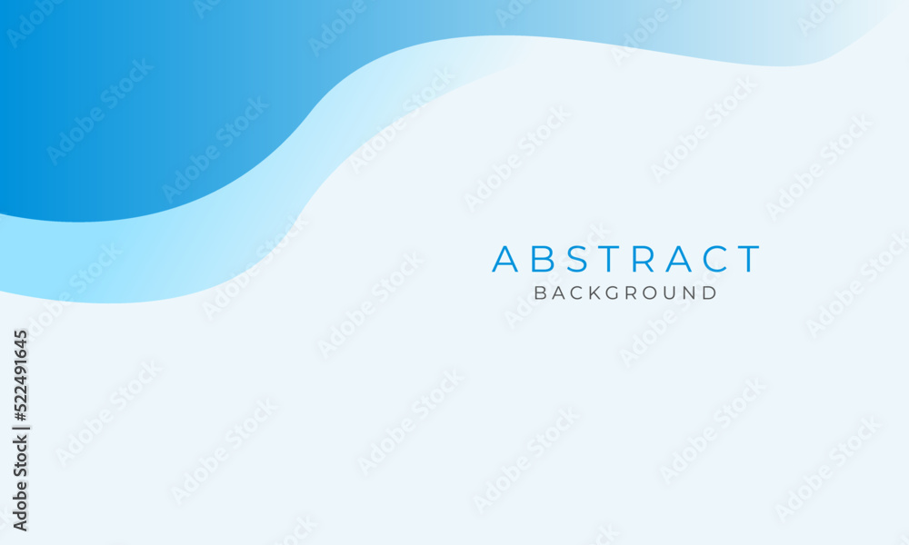 Simple blue curve background for business Vector Image