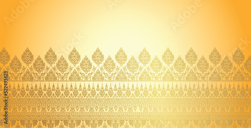modern line Thai pattern traditional concept The Arts of Thailand	