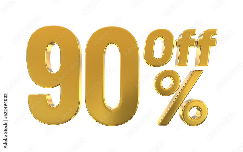 3d golden number 90 off 3d golden number 90 off