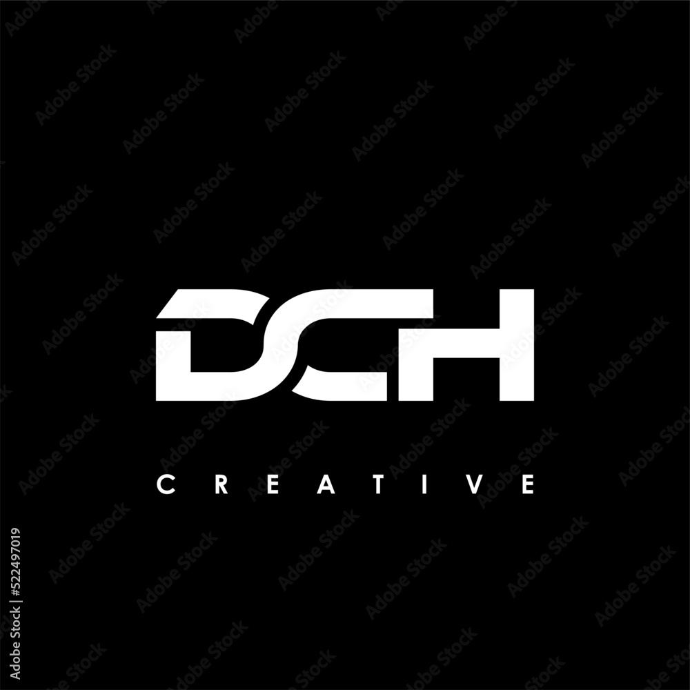 DCH Letter Initial Logo Design Template Vector Illustration DCH Letter Initial Logo Design Template Vector Illustration