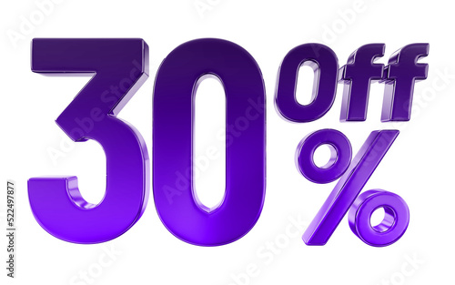 30 percent off