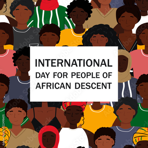 International Day For People Of African Descent banner.