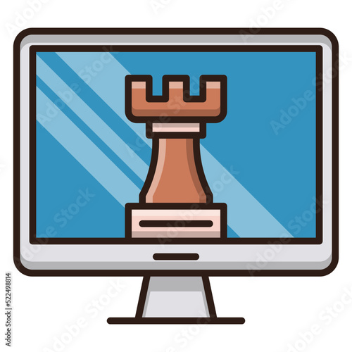 Online strategy icon