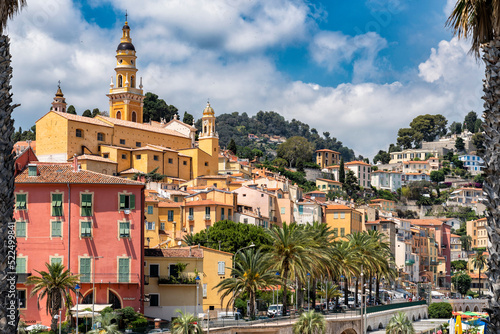 Menton, a colorful city in the south of France