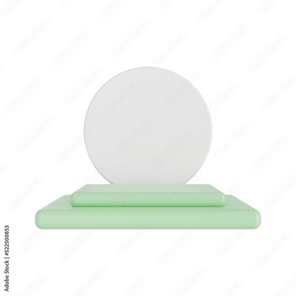3d podium shape. 3d rendering. 3d podium shape. 3d rendering.