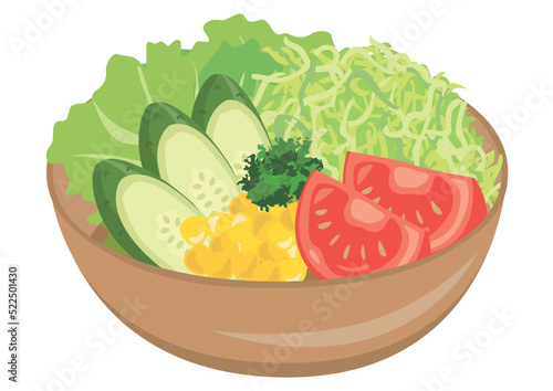 食事_野菜サラダ