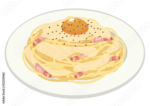 食事_パスタ_カルボナーラ