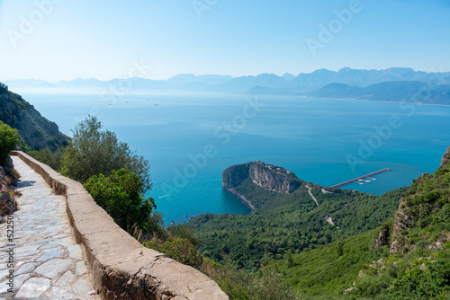 Scenic view from Yemma Gouraya National Park in Bejaia, Algeria